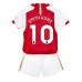 Arsenal Emile Smith Rowe #10 Babykleding Thuisshirt Kinderen 2023-24 Korte Mouwen (+ korte broeken)